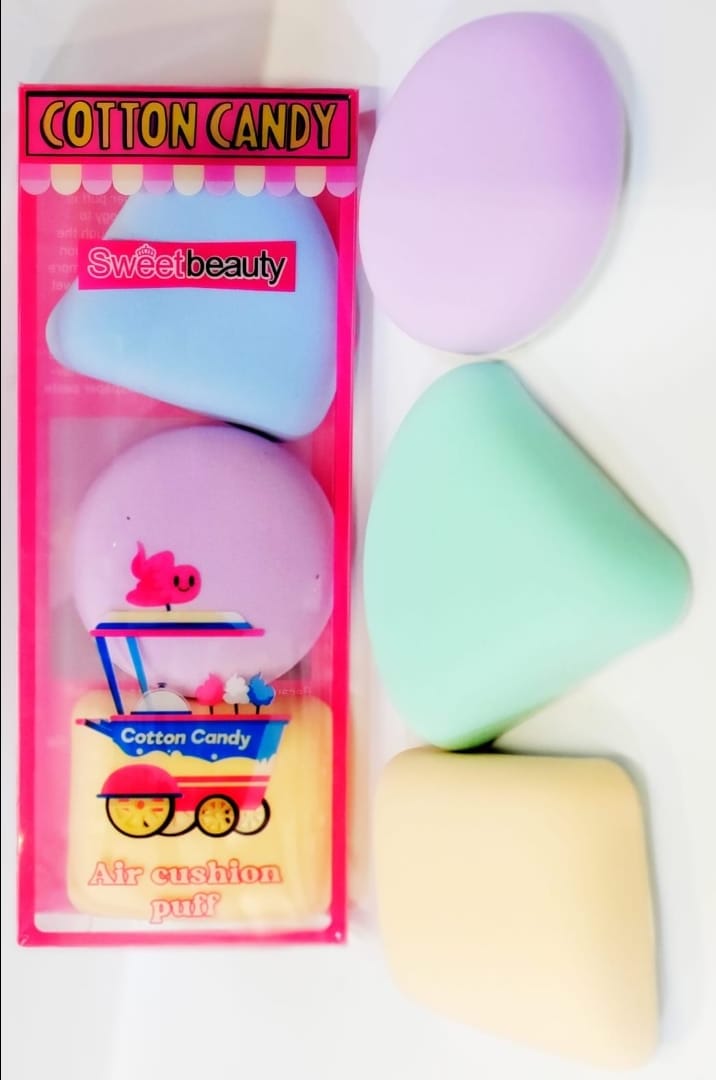 3pcs Cotton Candy Air Cushion Cosmetics puffs