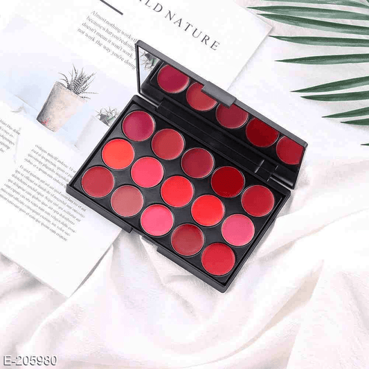 MISS ROSE 15 Colors Lipstick Palette