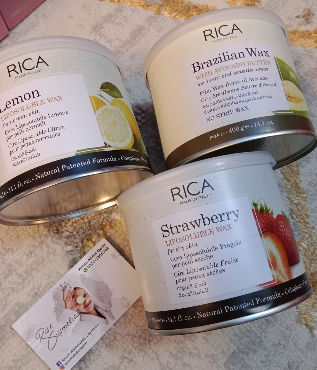 RICA Brazilian Wax with Avocado Butter