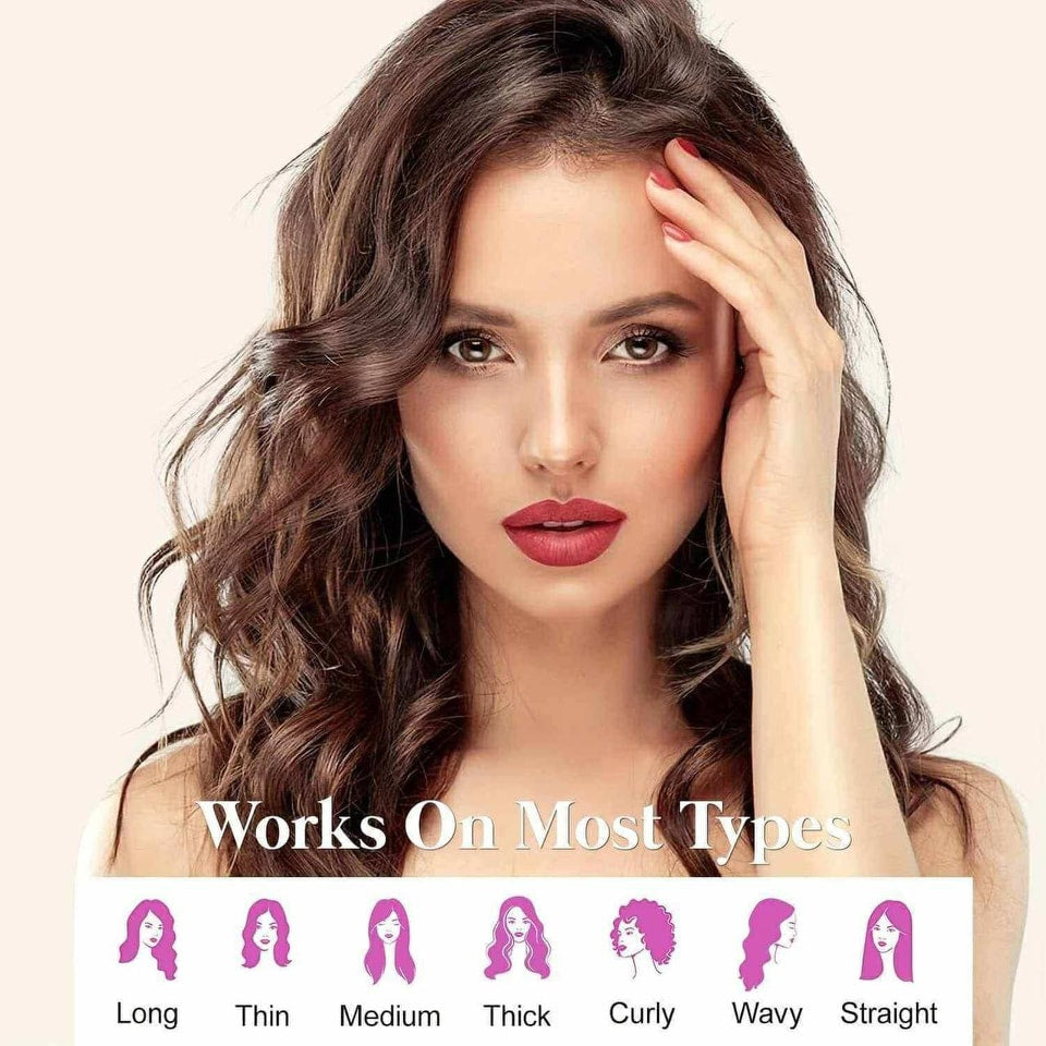 BLACK SILK HEATLESS CURLER