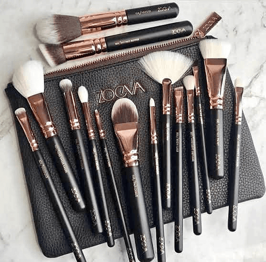 ZOEVA Professional Makeup Brushes Kit/set with Makeup Pouch-15 Pieces-Makeup Brushes Set