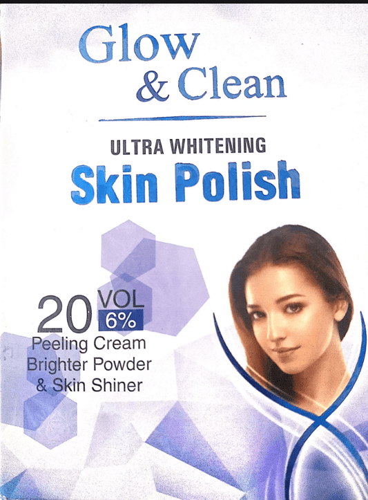 Glow and Clean Skin Polish ( Peeling Cream, Brighter Powder & Skin Shiner )