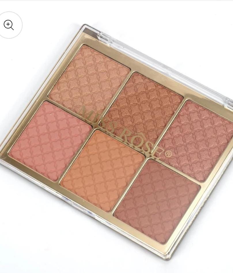 MISS ROSE 6 COLOR FACE PALLET