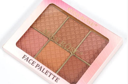 MISS ROSE 6 COLOR FACE PALLET