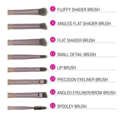 BH Cosmetics Lavish Elegance Brush Set 15 Piece