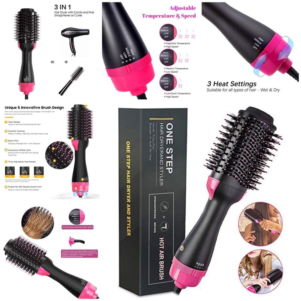 One Step Hair Dryer Brush