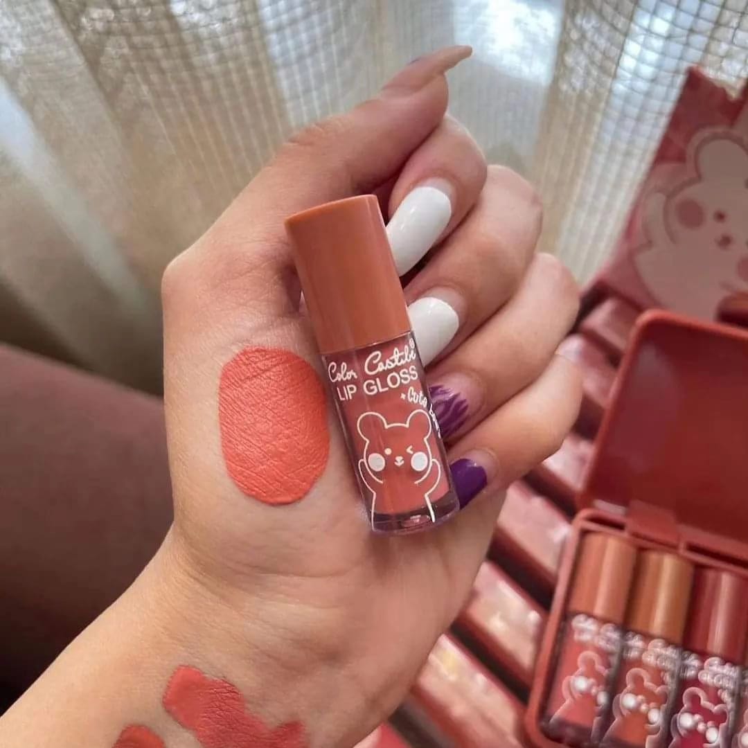 Color Castle 6ps matte Lip gloss Box
