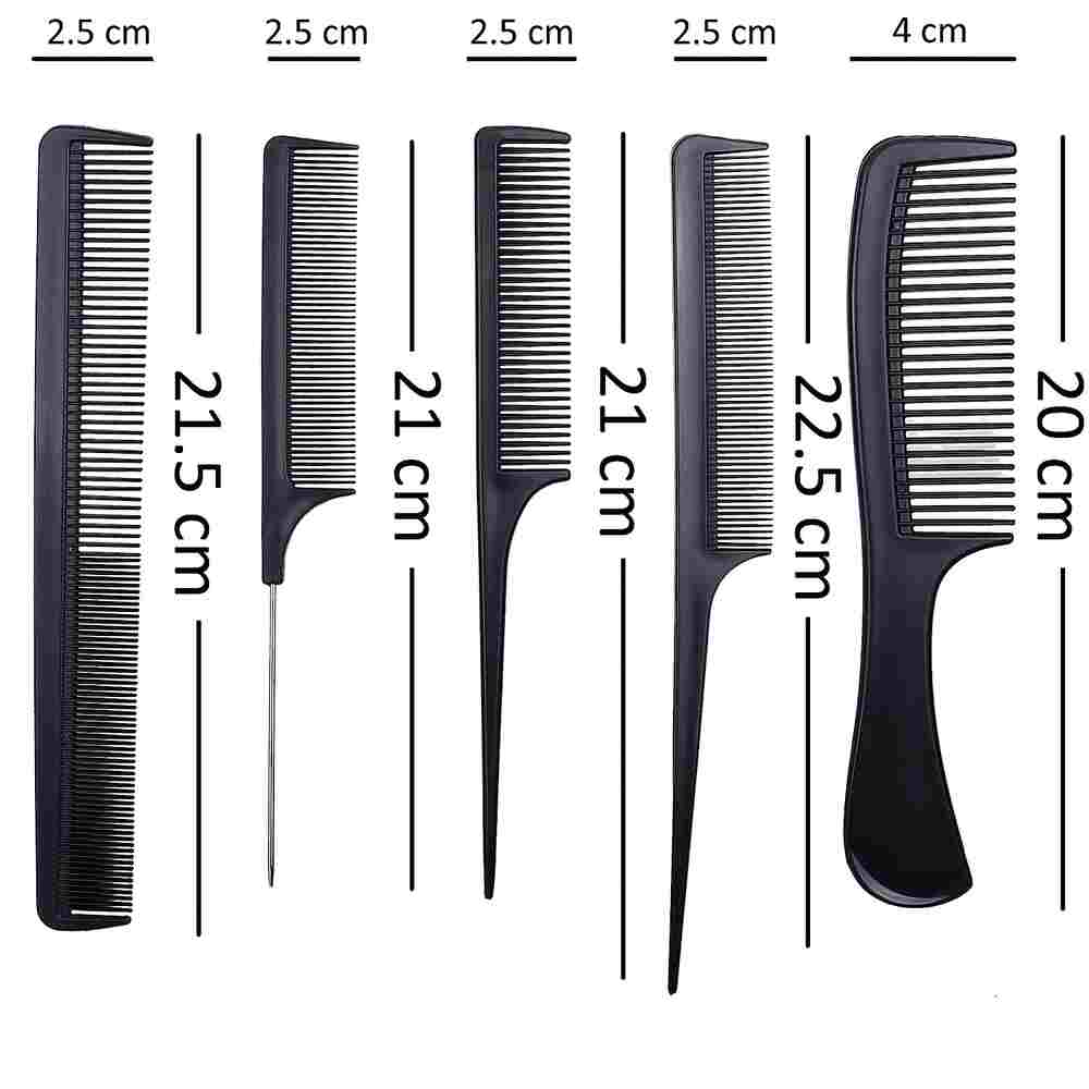 Professional Hair Comb Set (10 Piece)