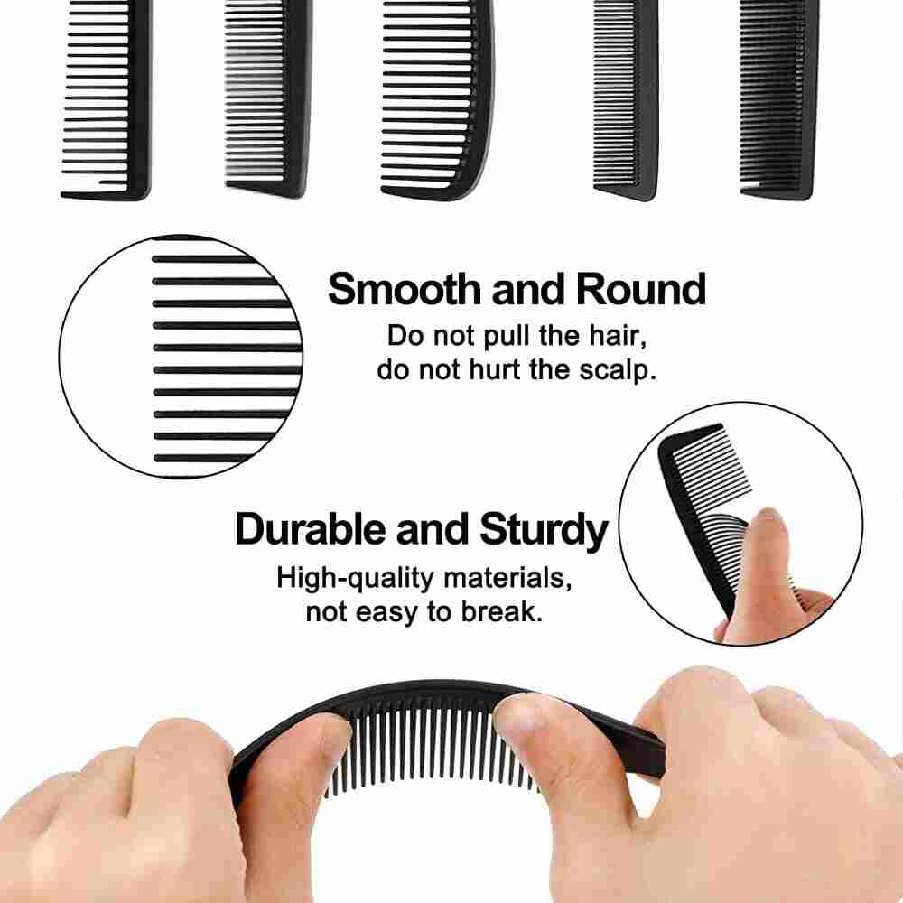 Professional Hair Comb Set (10 Piece)