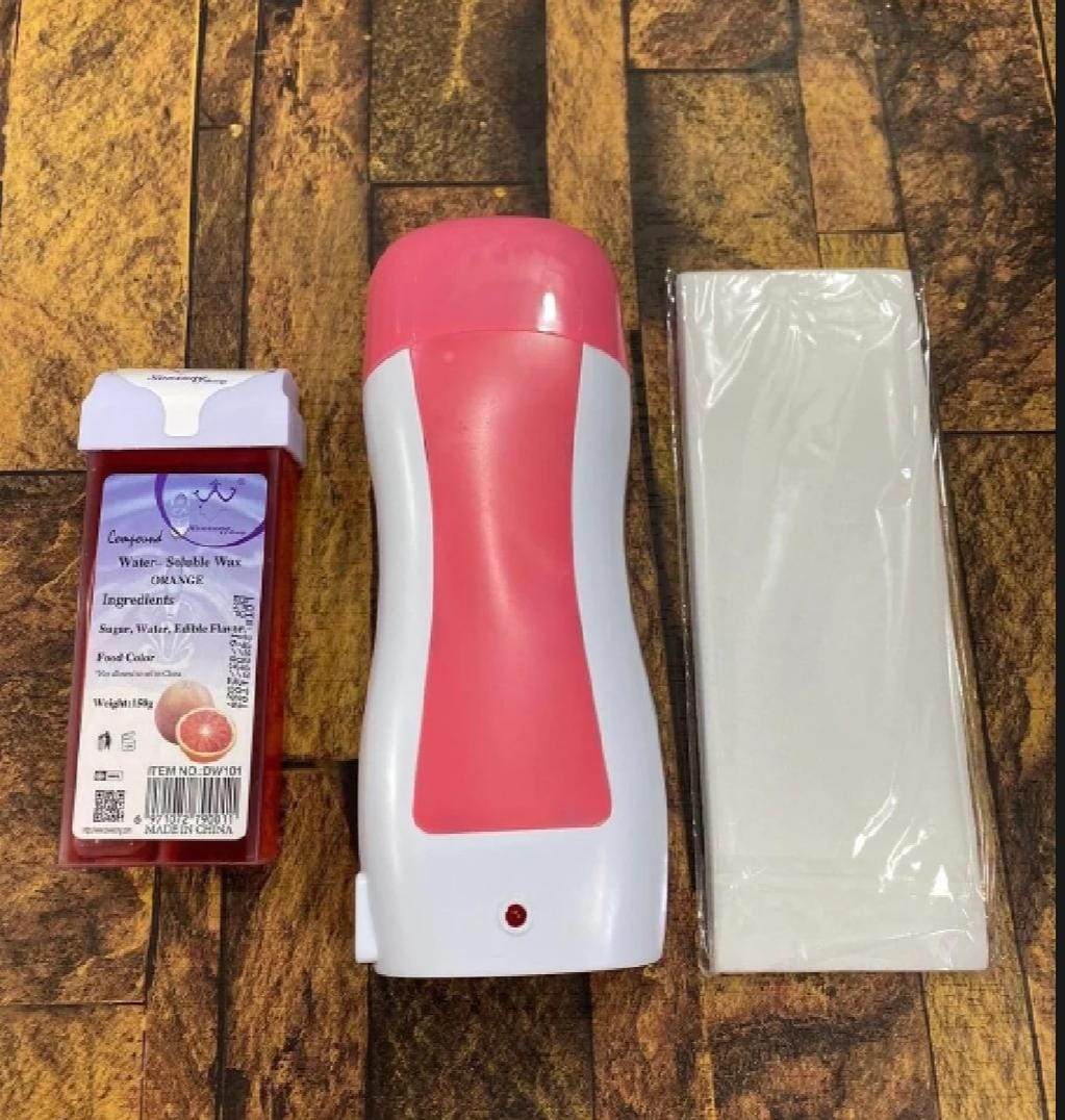 3 IN 1 DEPILATORY WAX ROLL ON MACHINE (CHINA REFILL)