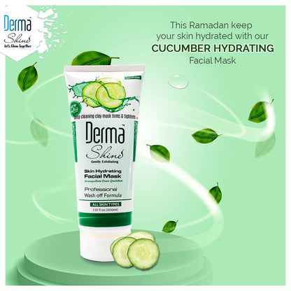 DERMA SHINE HYDRATING CUCUMBER FACIAL MASK