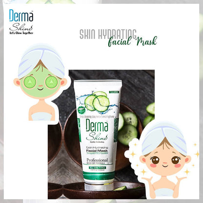 DERMA SHINE HYDRATING CUCUMBER FACIAL MASK