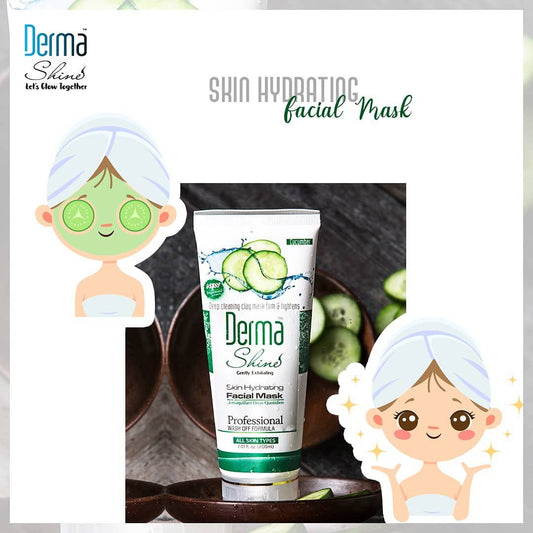 DERMA SHINE HYDRATING CUCUMBER FACIAL MASK