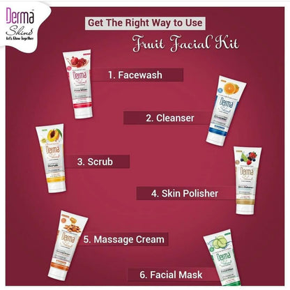 Derma Shine Fruit Facial Kit 200ML