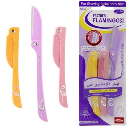 FEATHER FLAMINGOS FACIAL RAZOR