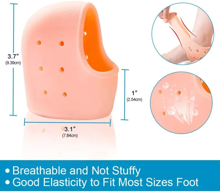 Silicon Half Heel Socks