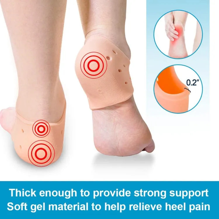 Silicon Half Heel Socks