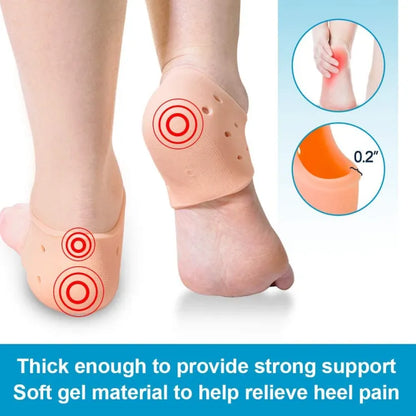 Silicon Half Heel Socks