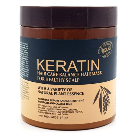 Keratin Hair Care Balance Hair Mask & Hair Treatment for Healthy Scalp