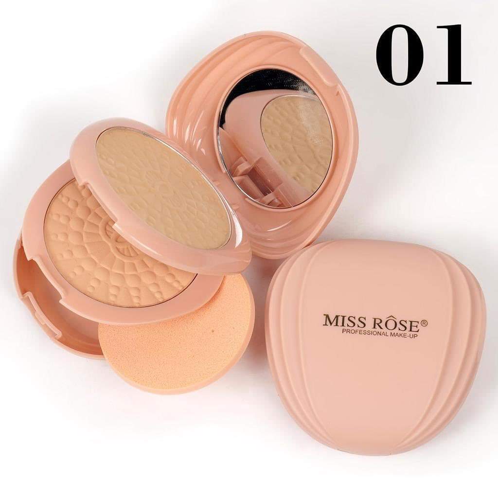 MISS ROSE 2 IN 1 COMPACT POWDER