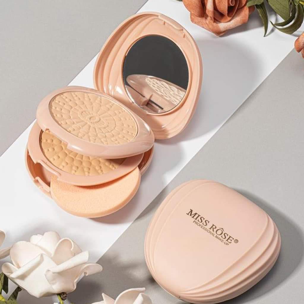 MISS ROSE 2 IN 1 COMPACT POWDER