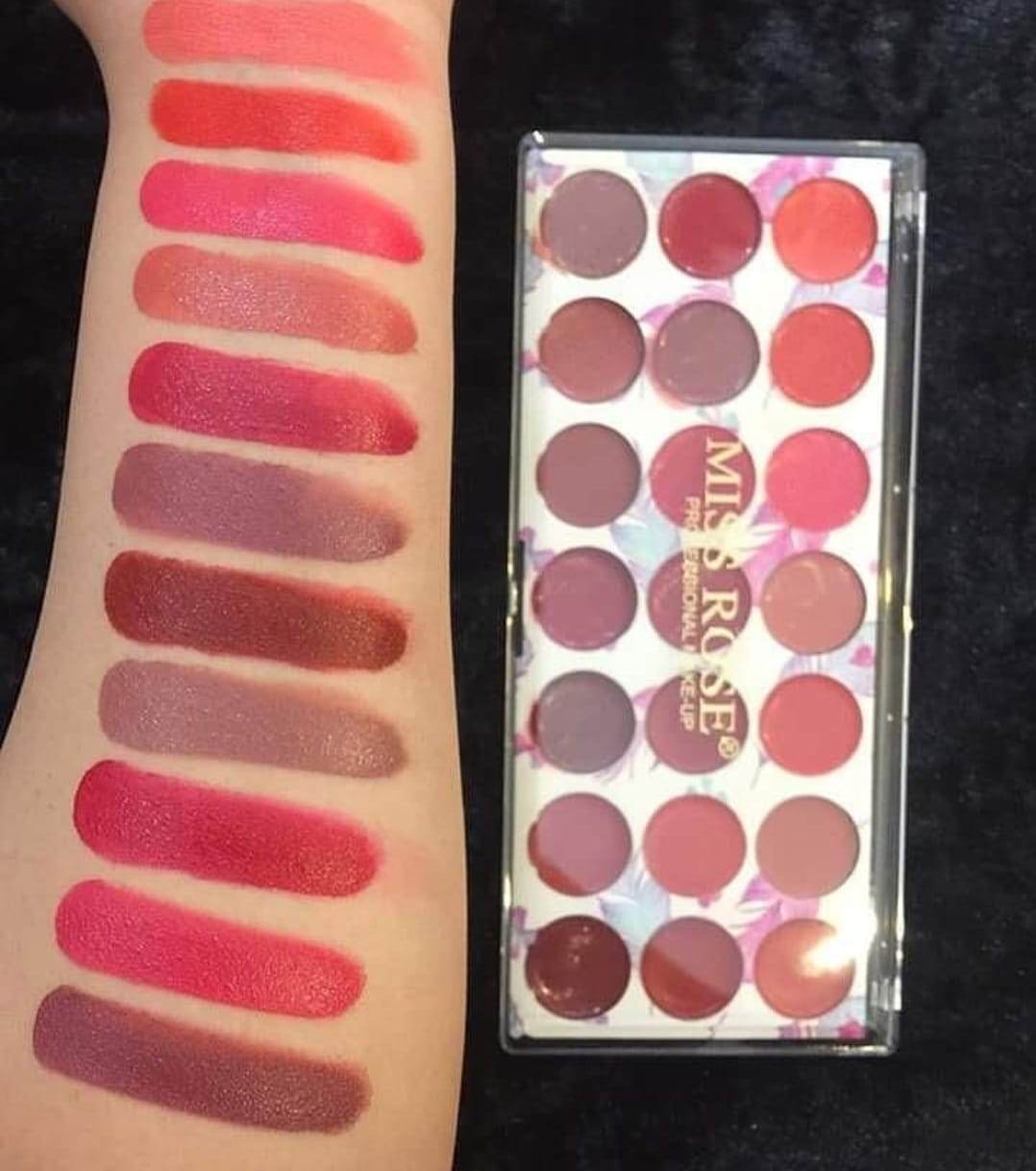 MISS ROSE 18 COLOUR LIPSTICK PALLET