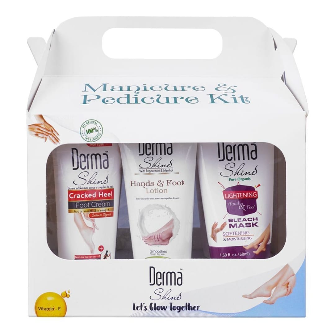 Derma Shine Manicure & Pedicure Kit 70g (Pack of 6)