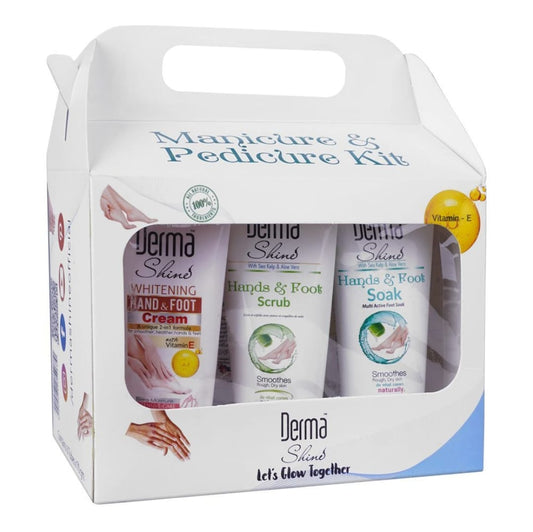 Derma Shine Manicure & Pedicure Kit 70g (Pack of 6)