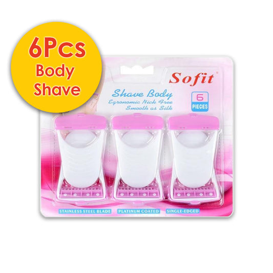 Safit Body Razors (Pack of 6)