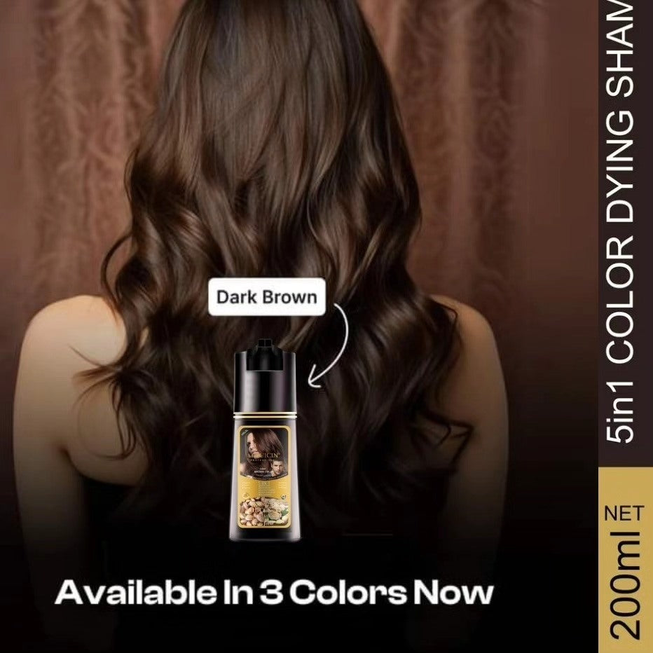 MUICIN - 5 in 1 Hair Color Shampoo With Ginger & Argan Oil