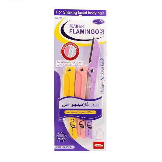 FEATHER FLAMINGOS FACIAL RAZOR