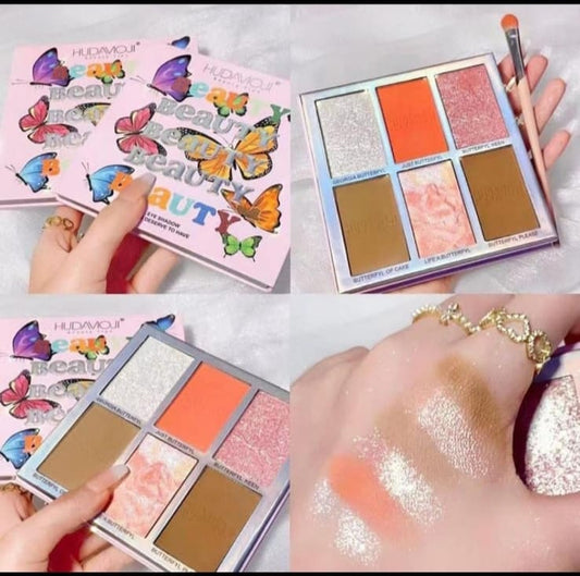 Huda Moji highlighter Plus Blush Plus Contour Kit