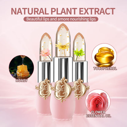 Crystal Flower Jelly Lipstick