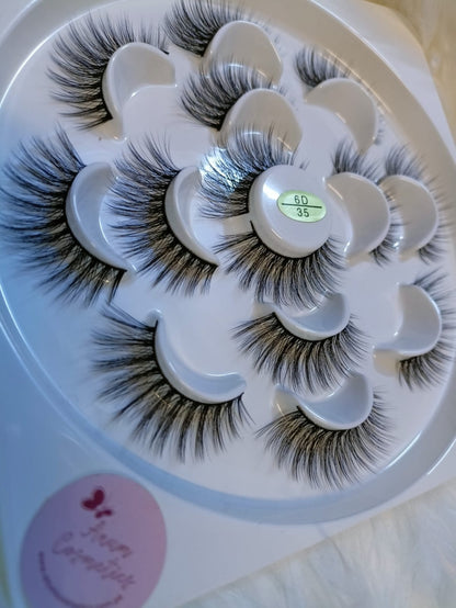 SAASI 3D MINK LASHES PAIR OF 7