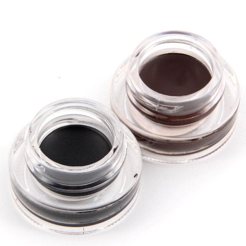 MISS ROSE Gel Eyeliner 2 color set Black and Brown
