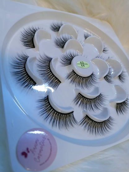 SAASI 3D MINK LASHES PAIR OF 7