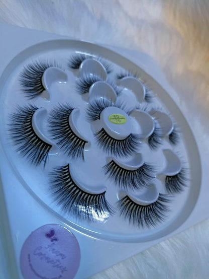 SAASI 3D MINK LASHES PAIR OF 7