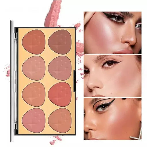 MISS ROSE NEW 8 COLORS BLUSH PALLET