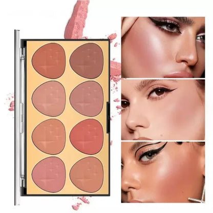 MISS ROSE NEW 8 COLORS BLUSH PALLET