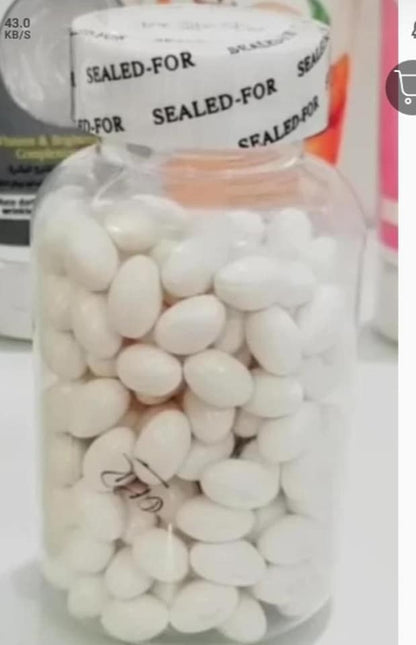Facial Whitening jar of 200 capsoles