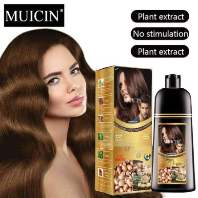 MUICIN - 5 in 1 Hair Color Shampoo With Ginger & Argan Oil