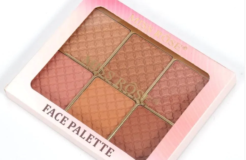MISS ROSE 6 COLOR FACE PALLET