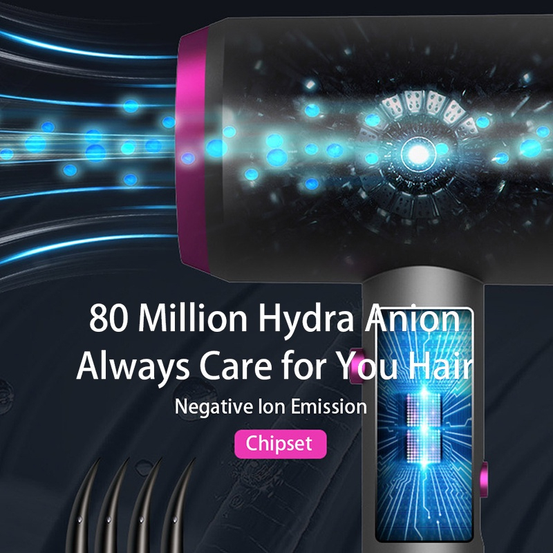 PROFESSIONAL HOT ND COLD Hair Dryer 220V - Image 4