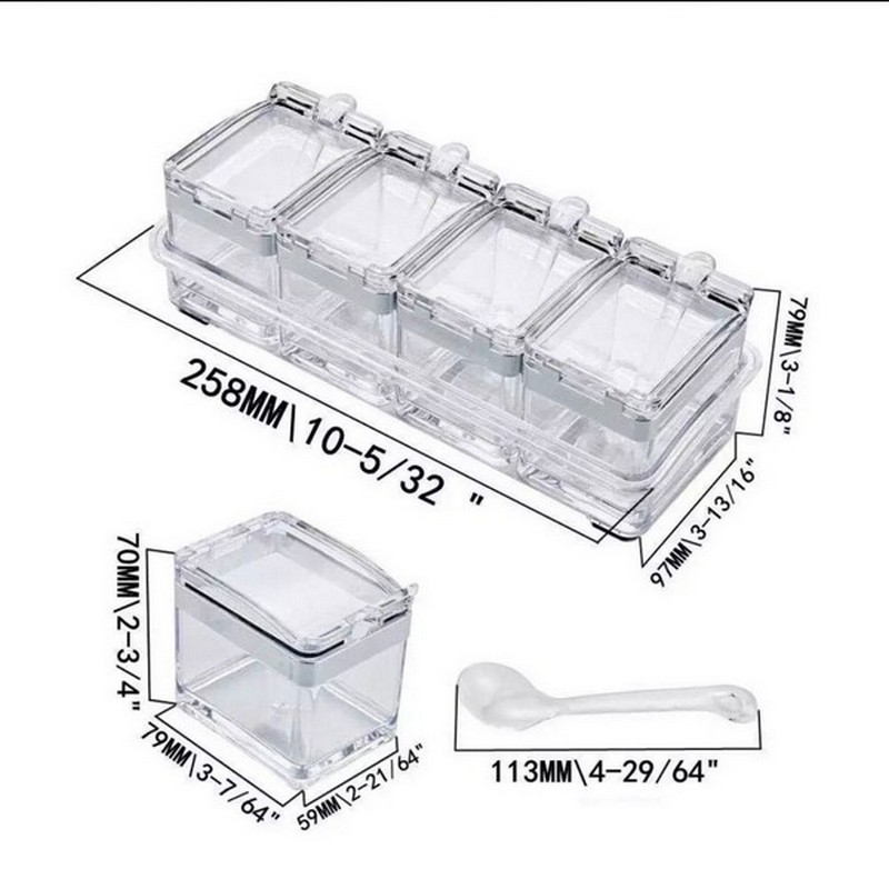 4PCS CRYSTAL SPICE BOX - Image 3