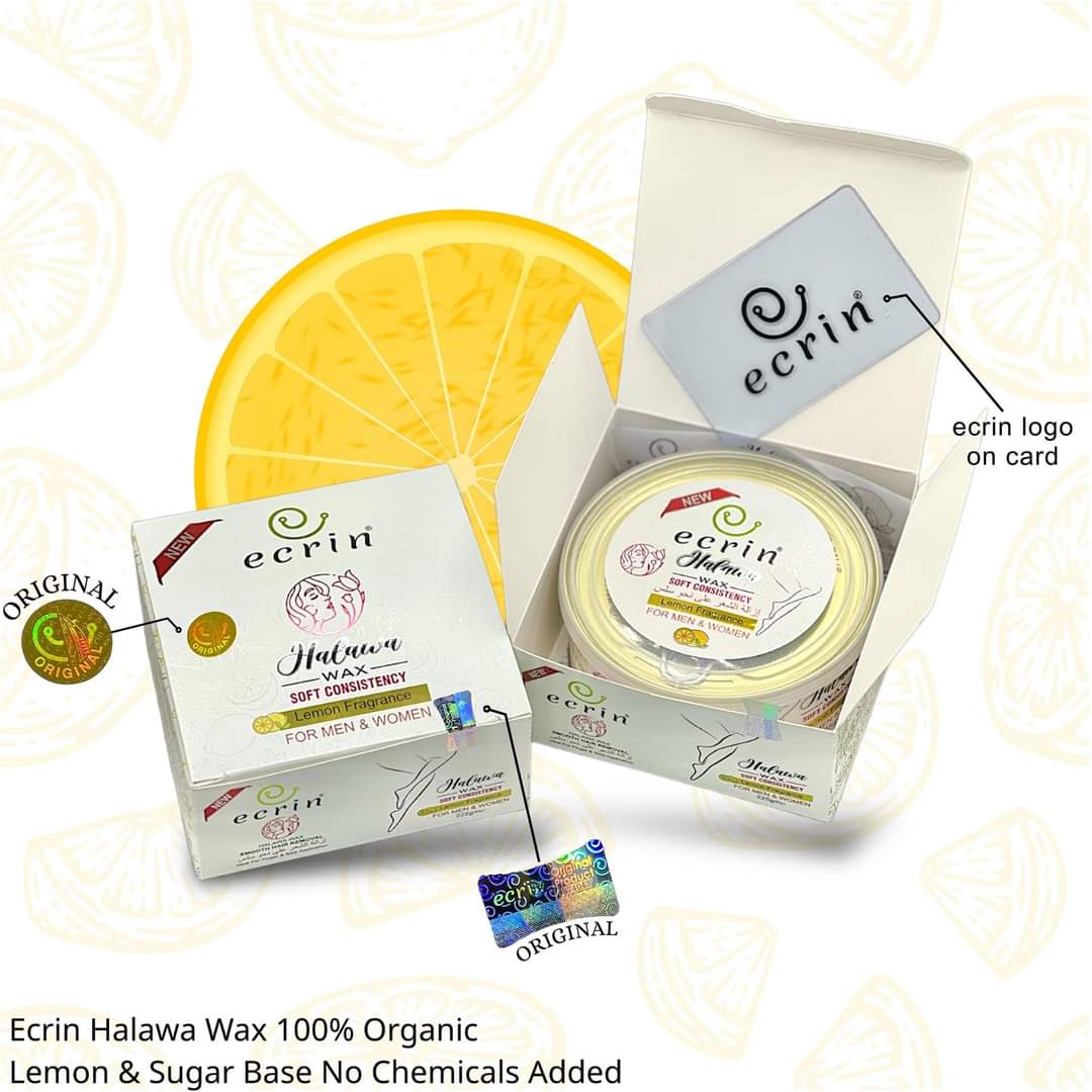ECRIN ORGANIC HALAWA WAX - 225 GRAM