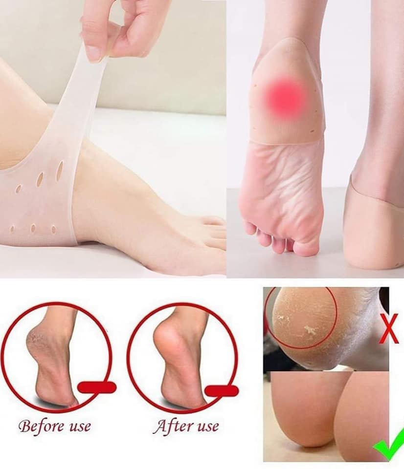 Silicon Half Heel Socks - Image 5