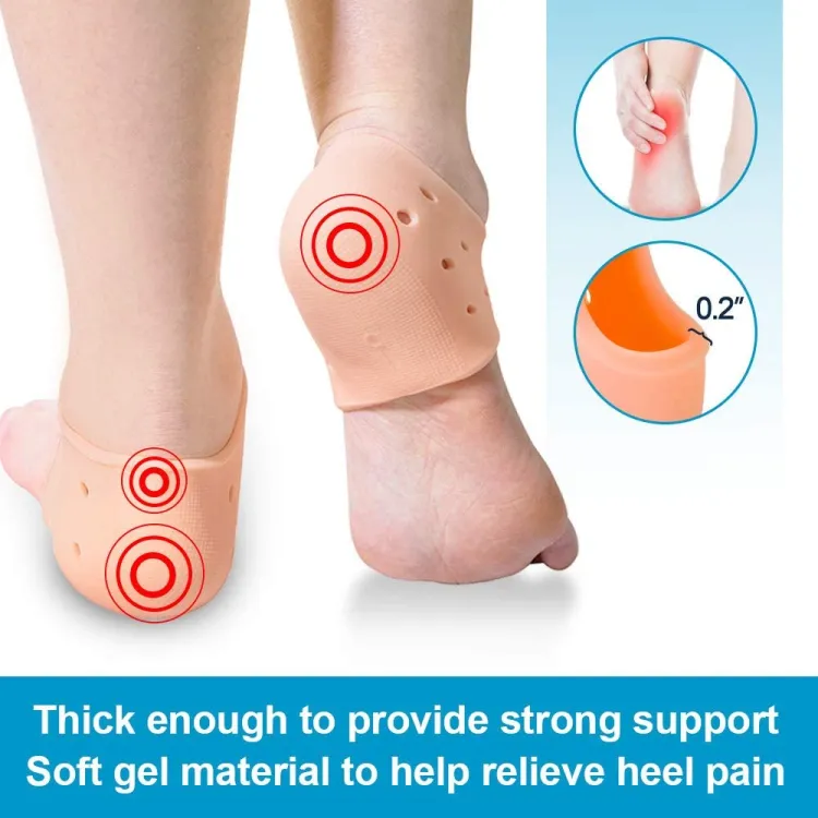Silicon Half Heel Socks - Image 7