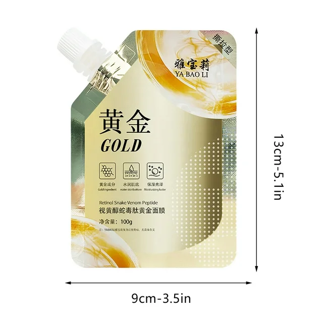 Retinol Gold Facial Mask 100g - Image 11